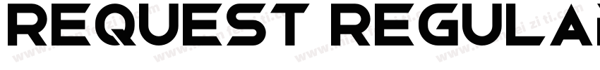 Request Regular字体转换